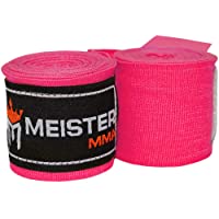 Meister Junior - Vendaje elástico de algodón para artes marciales mixtas (AMM) y boxeo- 274-3 cm (un par)